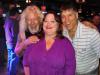 Dust N’ bones drummer Tim visits with friends/fans Elena & Tony at BJ’s.